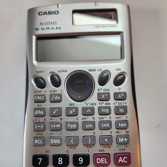 Casio Fx-115MS S-VPAM Scientific Calculator with Case Cover - Picture 5 of 11